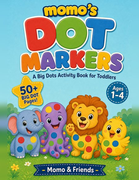 Momo's Dot Markers – book cover