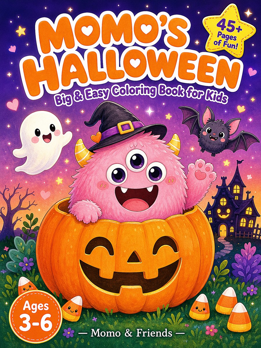 Momo's Halloween – book cover