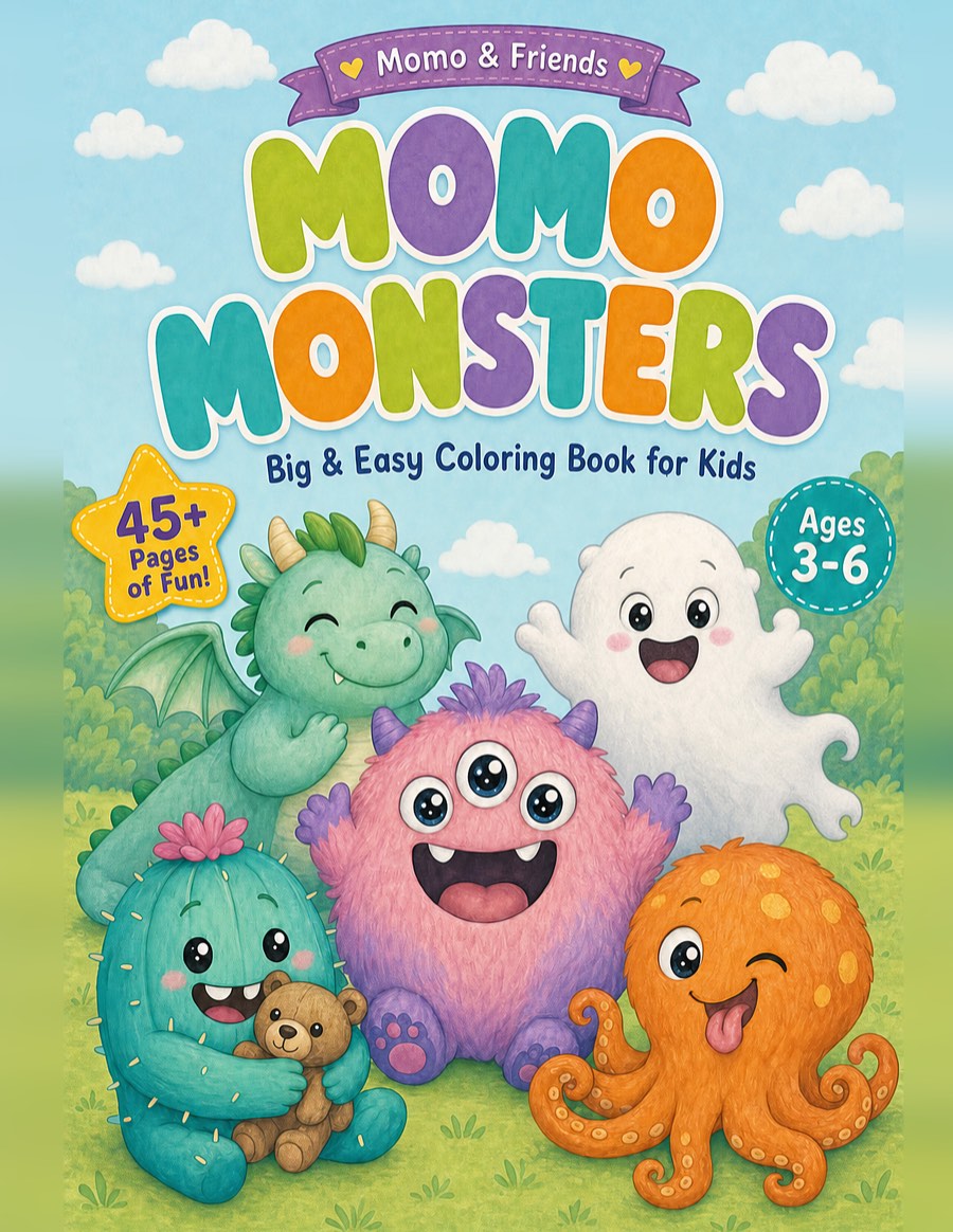 Momo Monsters – book cover